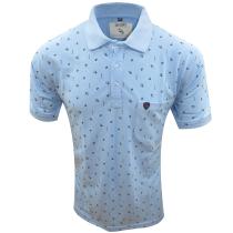 Print Light Blue T-shirt : Regular
