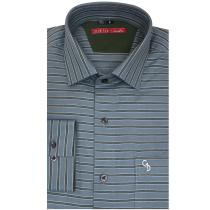 Stripes Gray Shirt : Slim