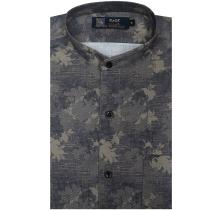 Print Gray Shirt : Party