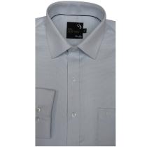 Self Design Light Blue Shirt : Business