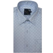 Print Blue Shirt : Party