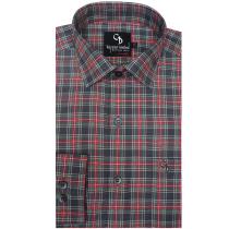 Checks Red Shirt : Business