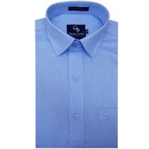 Plain Blue Shirt : Business