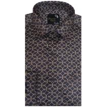 Print Purple Shirt : Party