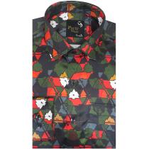 Print Red Shirt : Party