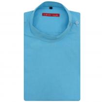 Plain Aqua Blue Shirt : Slim