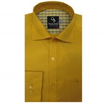 Self Design Yellow Shirt : Business