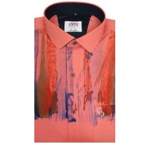 Hand Painted Peach Shirt : Ditto