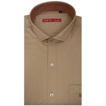 Combination Beige Shirt : Slim
