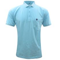 Plain Aqua Blue T-shirt : Regular