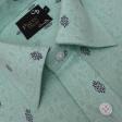 Print Green Shirt : Party