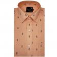 Print Peach Shirt : Party