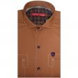 Checks Rust Shirt : Slim