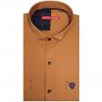 Checks Rust Shirt : Slim