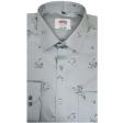 Print Gray Shirt : Ditto