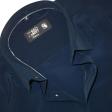 Self Design Dark Blue Shirt : Ditto