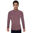 Self Design Mauve Shirt : Ditto