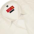 Self Design White Shirt : Business