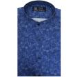 Print Light Blue Shirt : Party
