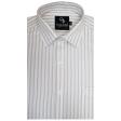 Stripes Peach Shirt : Business