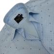 Print Blue Shirt : Party