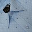 Print Blue Shirt : Party