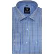 Checks Blue Shirt : Business