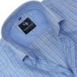 Checks Blue Shirt : Business