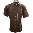 Combination Brown Shirt : Ditto