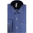 Checks Light Blue Shirt : Slim