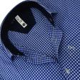 Checks Light Blue Shirt : Slim