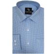 Checks Blue Shirt : Business