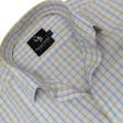 Checks Lemon Shirt : Business