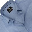 Plain Blue Shirt : Business