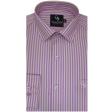 Stripes Mauve Shirt : Business