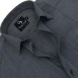 Plain Dark Gray Shirt : Business