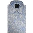 Print Navy Blue Shirt : Party