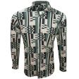 Print Brown Shirt : Ditto