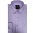 Self Design Mauve Shirt : Business
