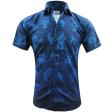 Print Blue Shirt : Ditto