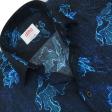 Print Blue Shirt : Ditto