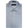 Self Design Light Blue Shirt : Business