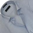 Self Design Light Blue Shirt : Business