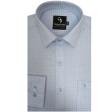Self Design Blue Shirt : Business