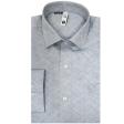 Print Gray Shirt : Slim
