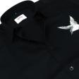 Embroidered Black Shirt : Ditto