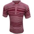 Stripes Maroon T-shirt : Regular