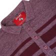Stripes Maroon T-shirt : Regular
