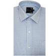 Checks Blue Shirt : Business