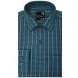 Checks Green Shirt : Business